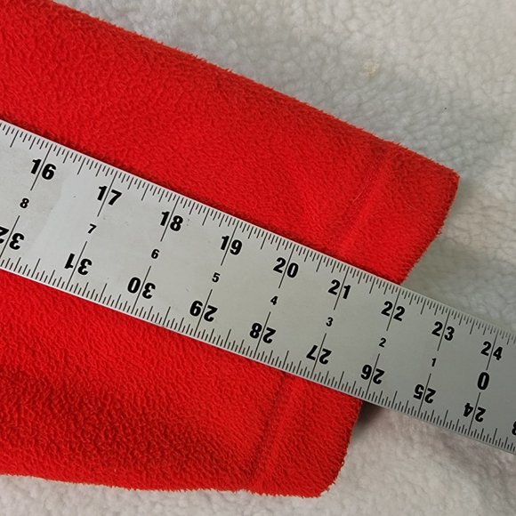 Liz Claiborne Liz Wear Red Collared Button Up Cozy Y2K Pea Coat - Picture 9 of 16